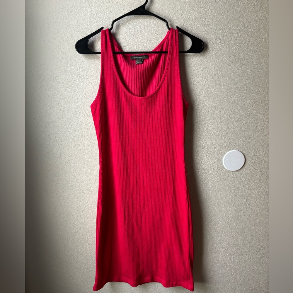 French Connection Body Con Dress (Hot Pink)